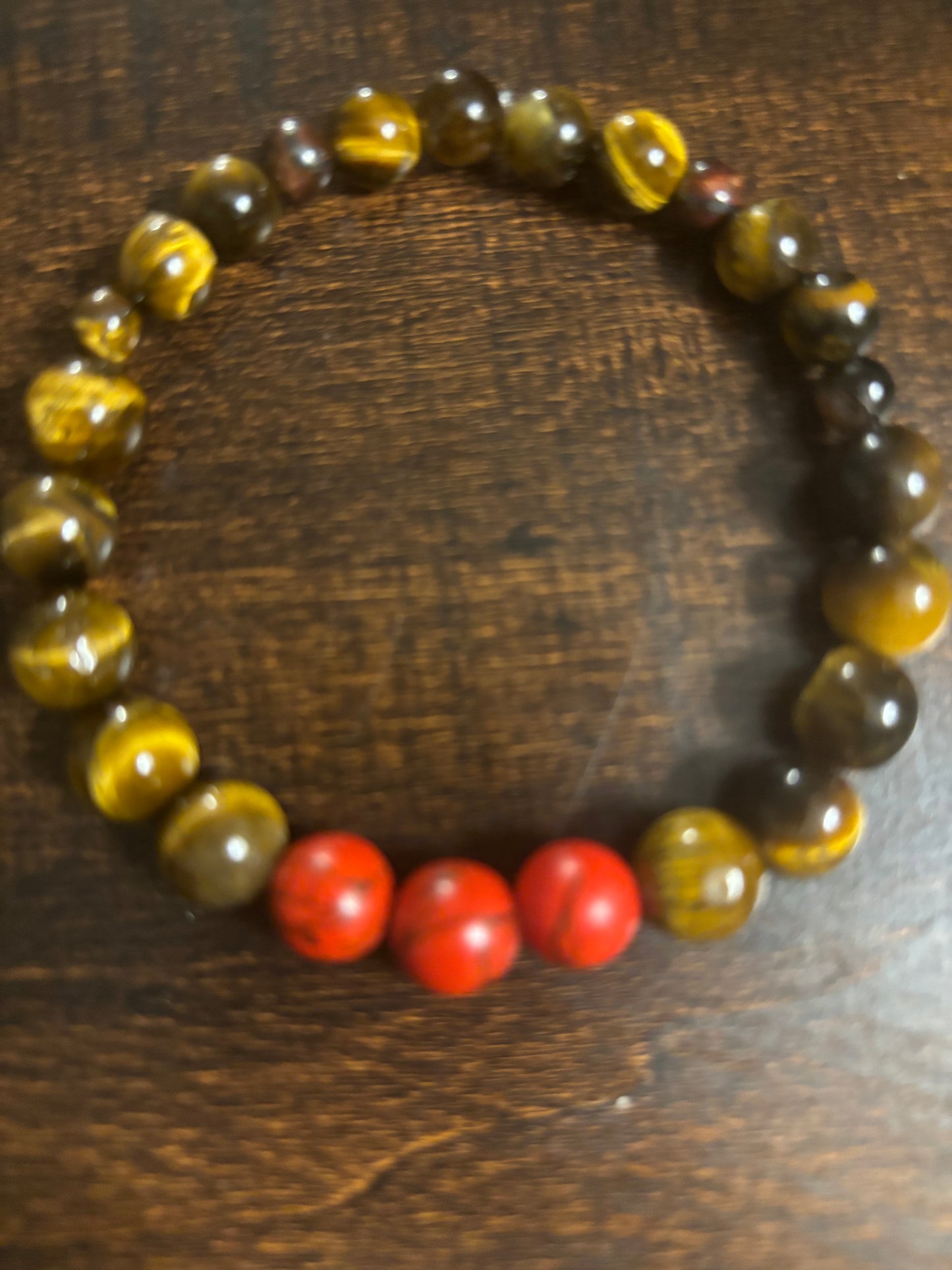 TIGER EYE & RED JADE