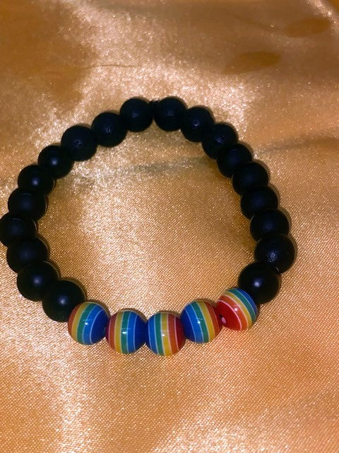 MATTE BLACK & RAINBOW