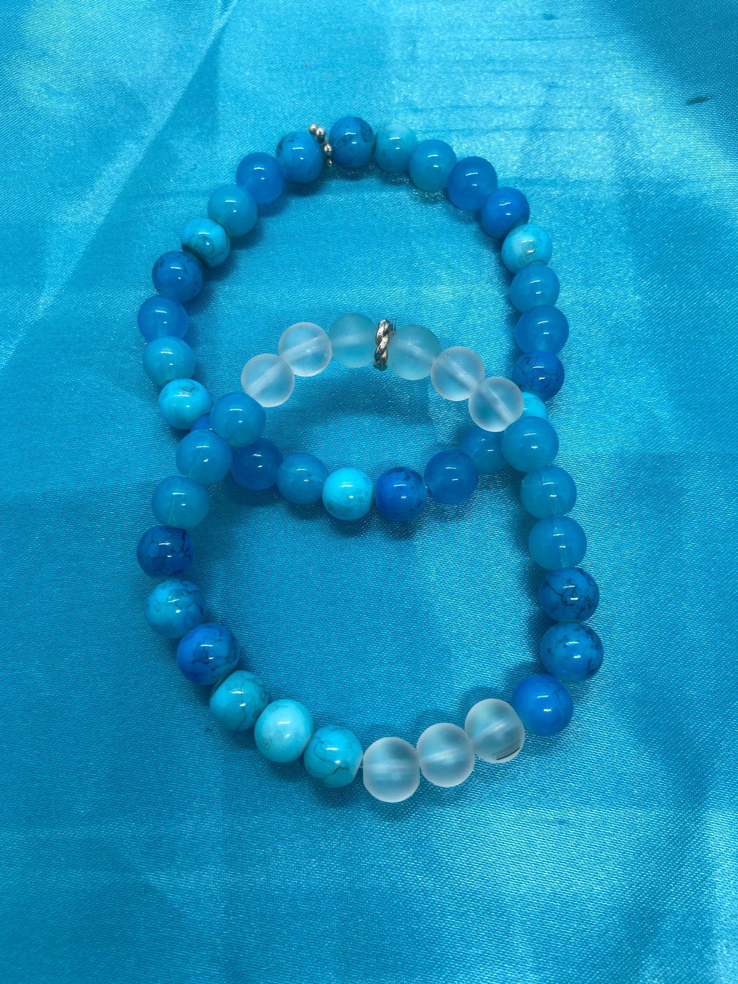 TURQUOISE AND WHITE QUARTZ