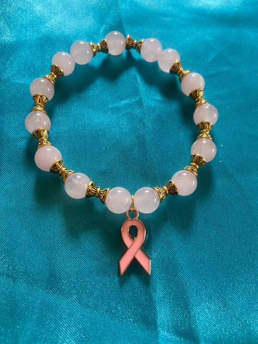 PINK QUARTZ   (SUPPORT CANCER)