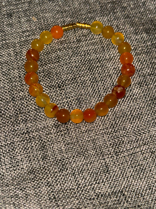 ORANGE STRIPE AGATE
