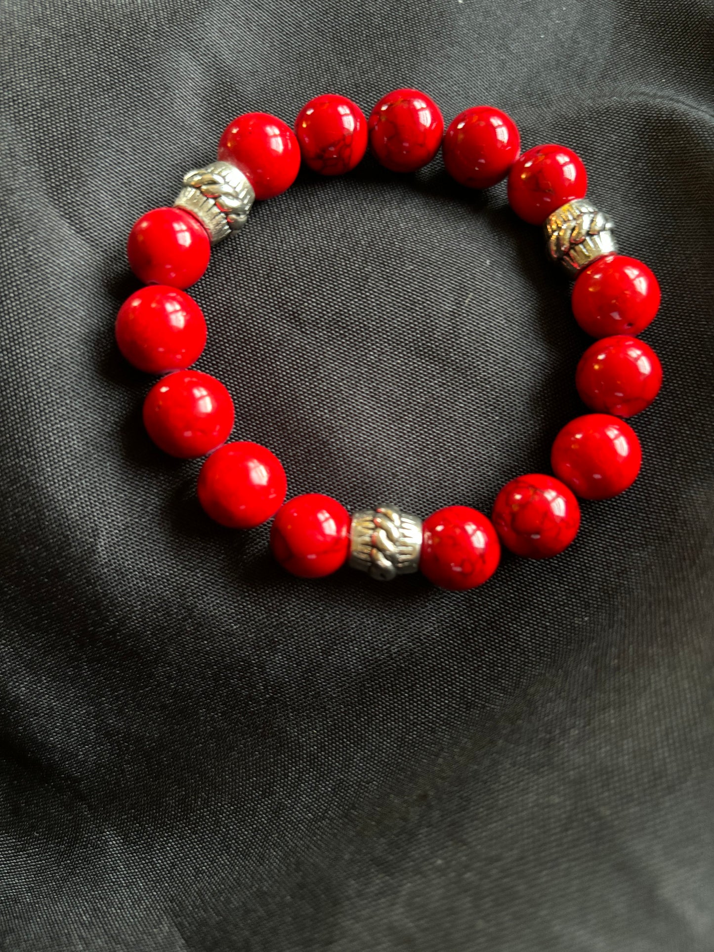 RED JADE WITH MOTHER PEARL