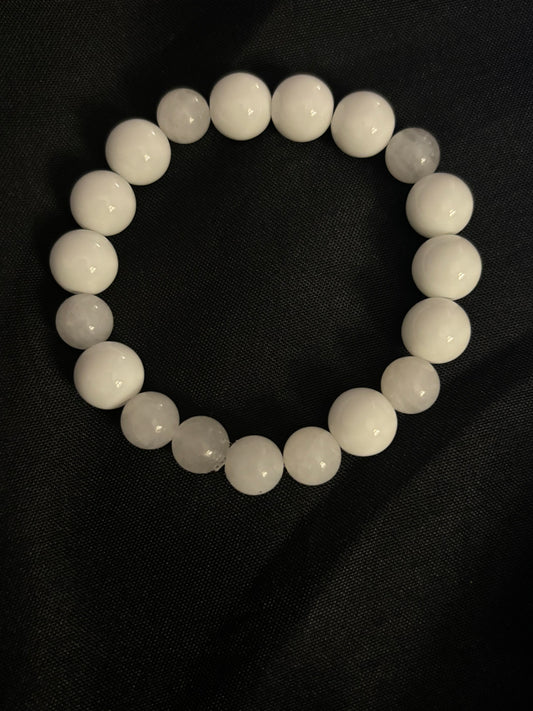 WHITE PORCELAIN JADE WITH WHITE JADE