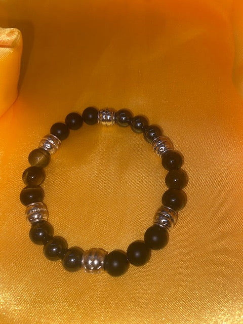 ONYX, SILVER & TIGER EYE