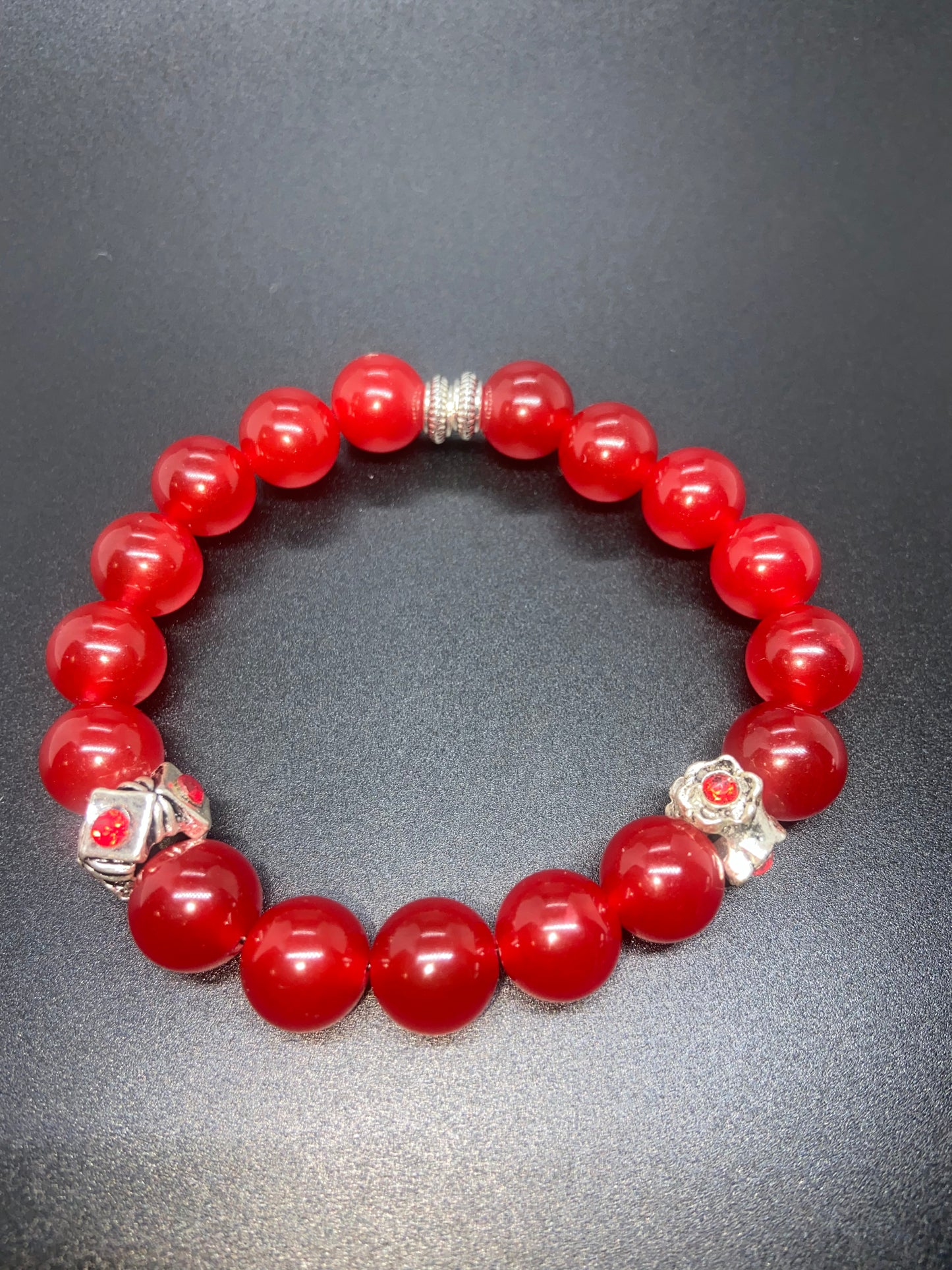 RED CHALCENDONY BEAD