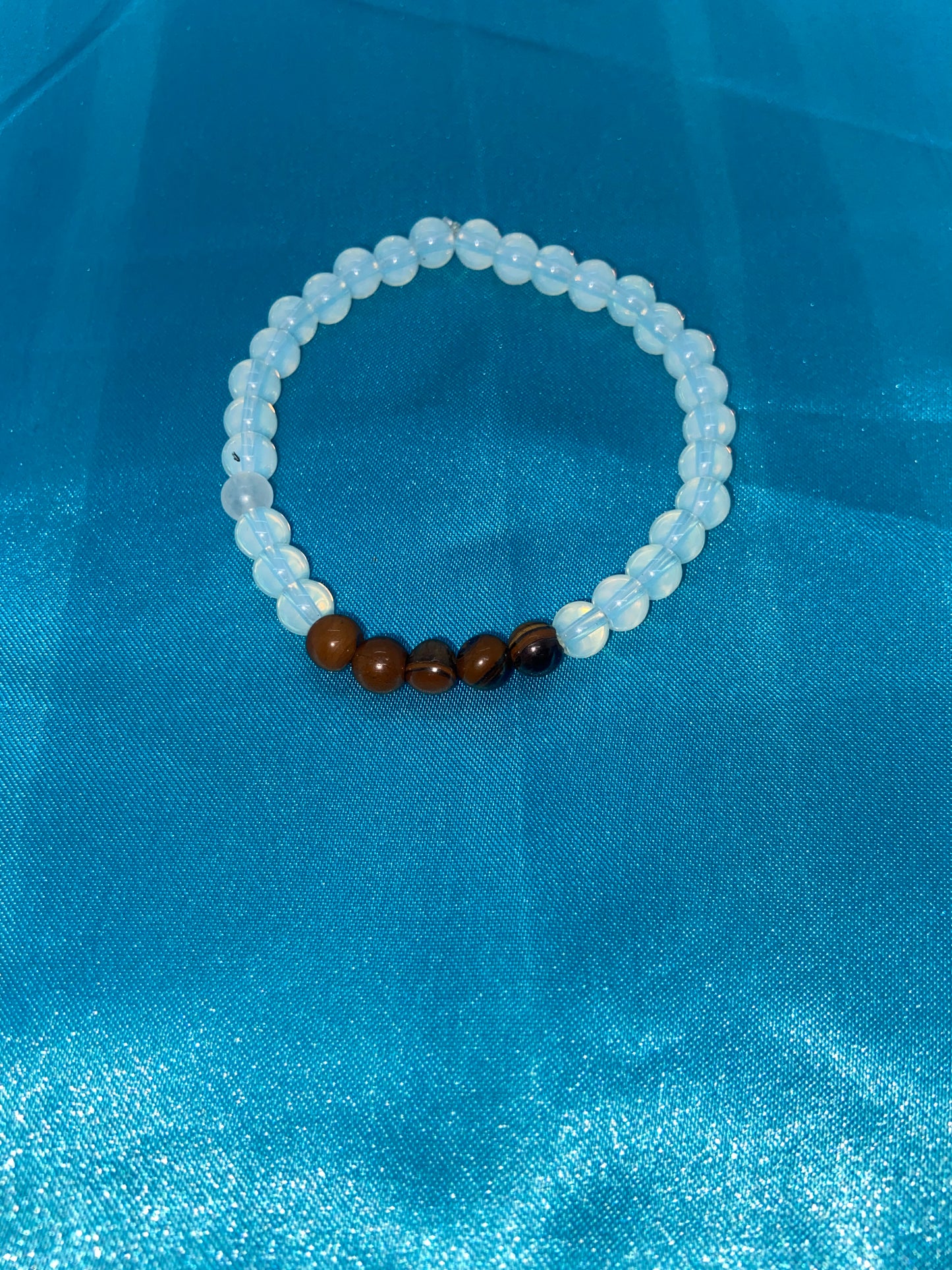 CLEAR AND TIGER EYE