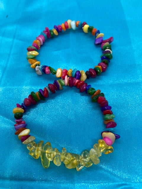 CHIPPED GENUINE STONE   (SET)